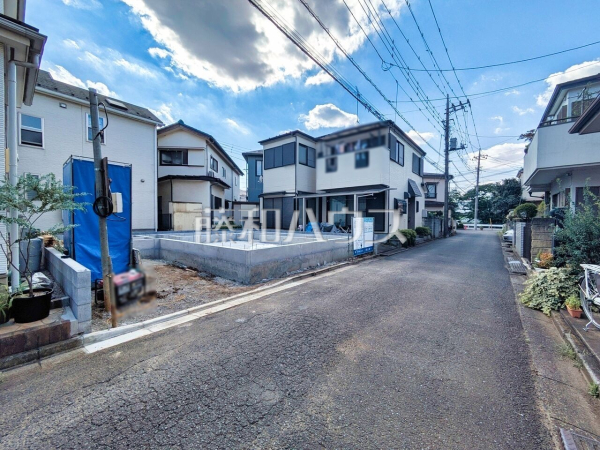 接道状況および現場風景　【所沢市大字松郷】JR武蔵野線　東所沢駅 徒歩20分