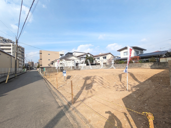接道状況および現場風景　【福岡市東区筥松１丁目】