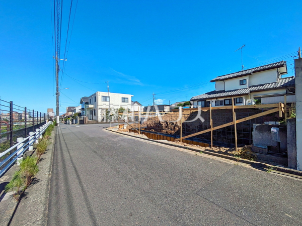 接道状況および現場風景　【八王子市めじろ台３丁目】
