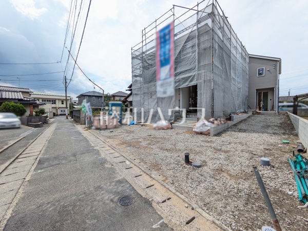 接道状況および現場風景　【福岡市東区塩浜１丁目】