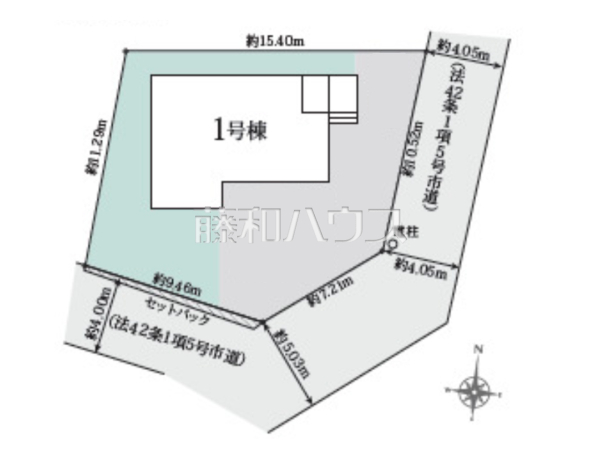 全体区画図　【福岡市東区和白東５丁目】