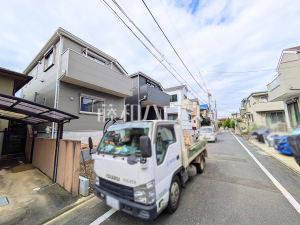 接道状況および現場風景　【府中市小柳町５丁目】