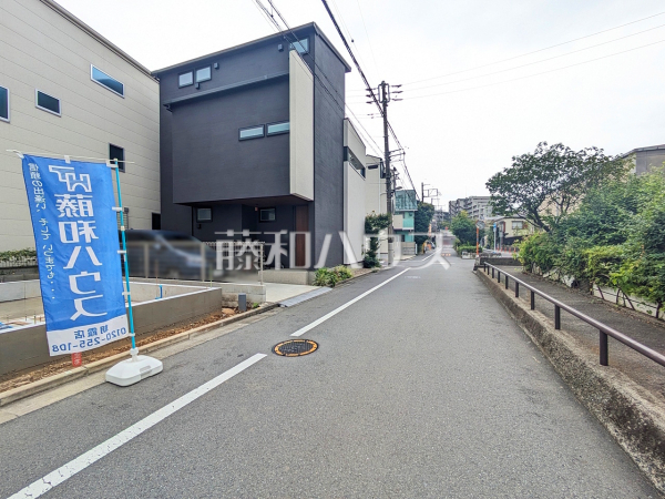 接道状況および現場風景　【板橋区大谷口北町】