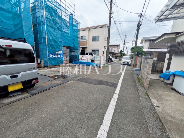 接道状況および現場風景　【国分寺市新町３丁目】