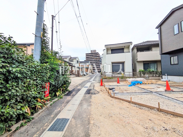 接道状況および現場風景　【春日井市上条町６丁目】