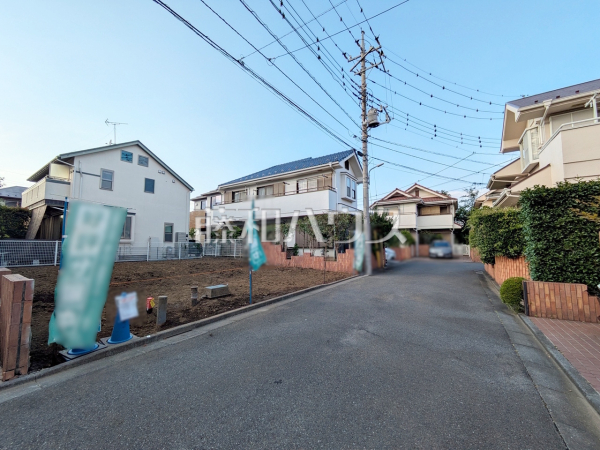 接道状況および現場風景　【調布市佐須町３丁目】