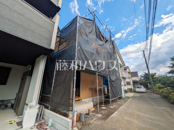 接道状況および現場風景 【和光市新倉2丁目】 接道状況および現場風景 【和光市新倉2丁目】