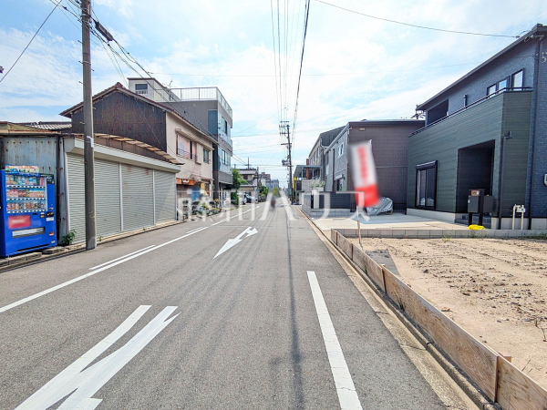 接道状況および現場風景　【名古屋市北区天道町３丁目】
