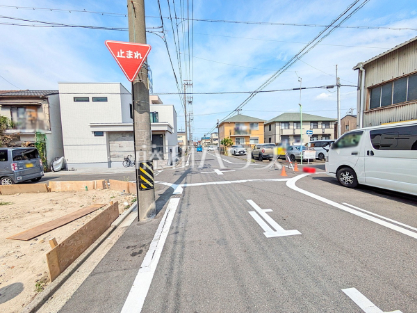 接道状況および現場風景　【名古屋市北区天道町３丁目】