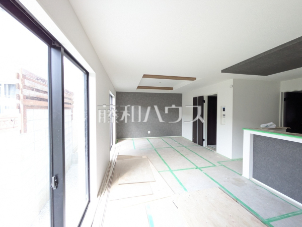 2号棟 リビング(施工中) 【うるま市喜仲2丁目】 2号棟 リビング(施工中) 【うるま市喜仲2丁目】