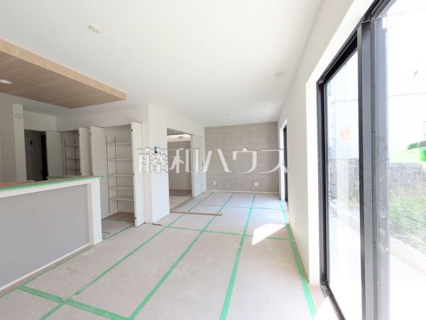 3号棟 リビング(施工中) 【うるま市喜仲2丁目】 3号棟 リビング(施工中) 【うるま市喜仲2丁目】