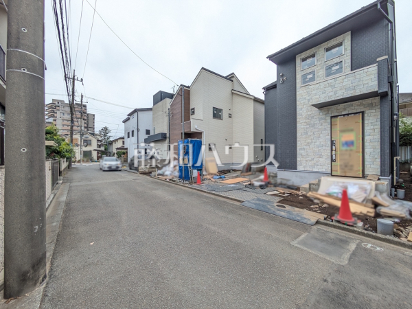 接道状況および現場風景　【小平市学園東町３丁目】