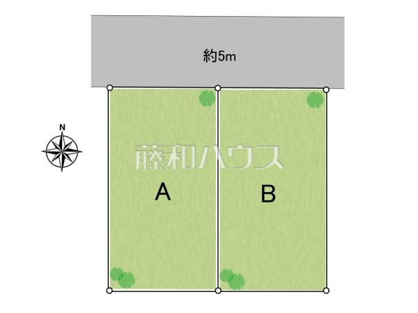 全体区画図　【小平市学園東町３丁目】
