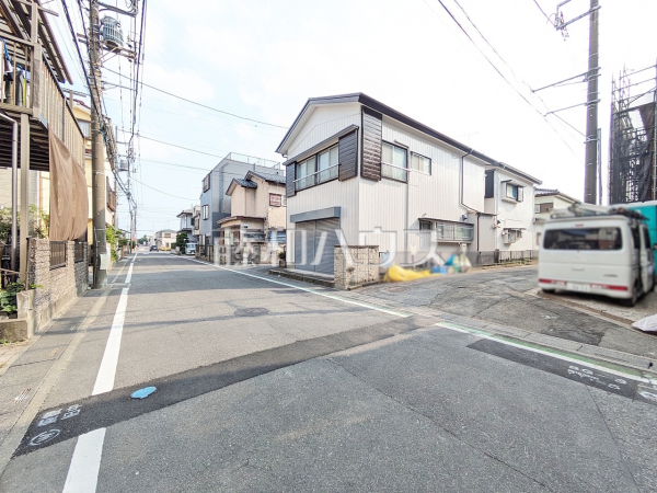 接道状況および現場風景　【志木市下宗岡２丁目】