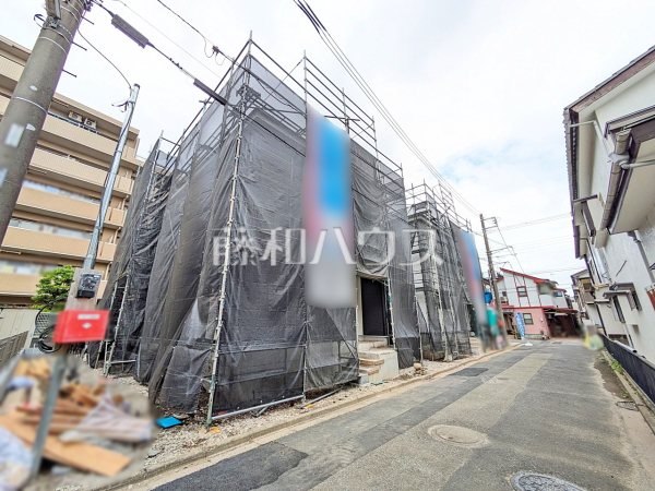 接道状況および現場風景　【志木市下宗岡２丁目】