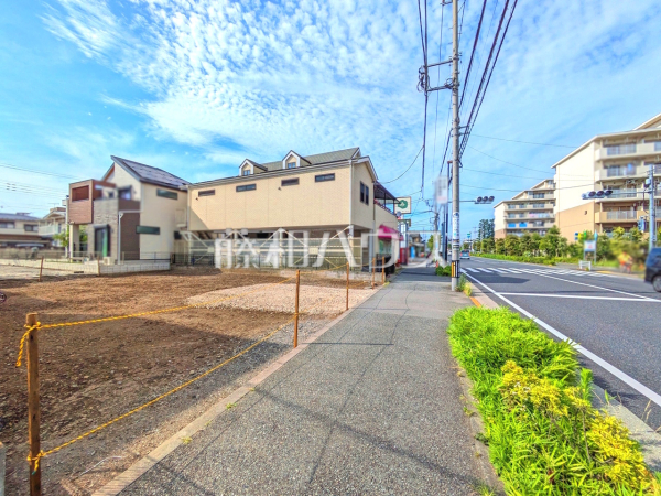 接道状況および現場風景　【昭島市中神町】