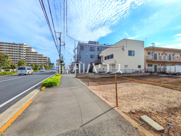 接道状況および現場風景　【昭島市中神町】