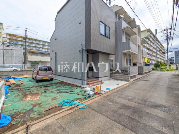接道状況および現場風景　【昭島市福島町】