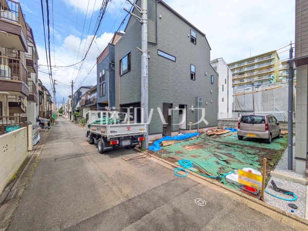接道状況および現場風景　【昭島市福島町】