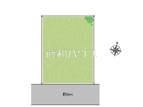 全体区画図　【日野市日野台４丁目】