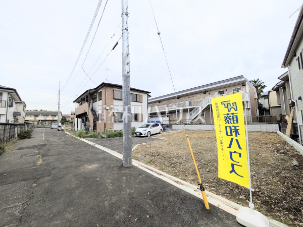 接道状況および現場風景　【世田谷区喜多見４丁目】
