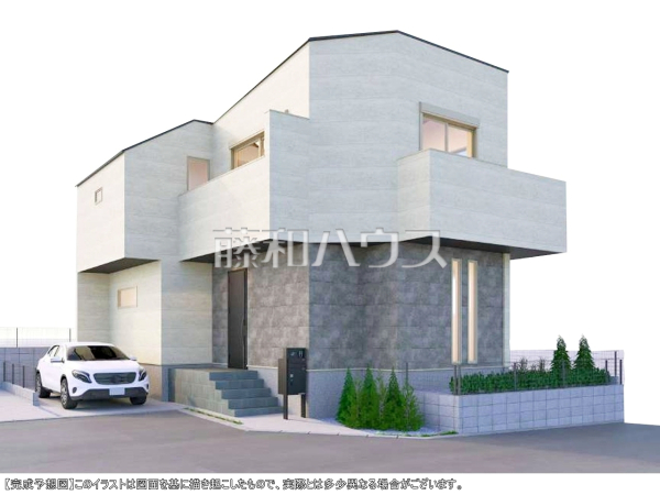 完成予想図（外観）　【世田谷区喜多見４丁目】