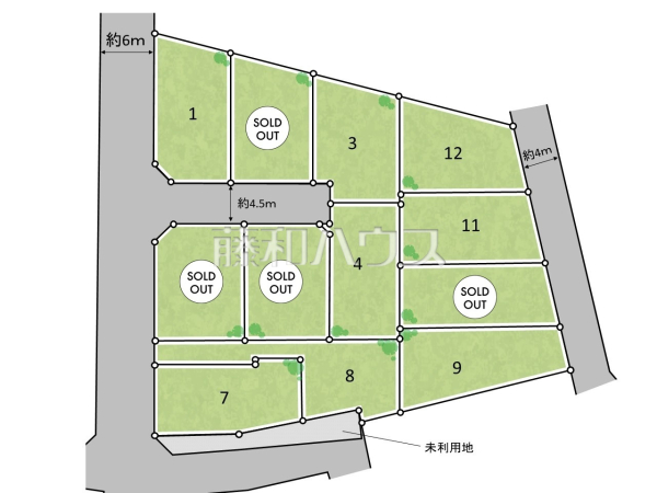 全体区画図　【日野市豊田３丁目】