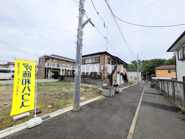 接道状況および現場風景　【世田谷区喜多見４丁目】