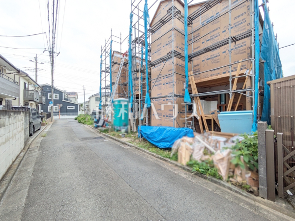 接道状況および現場風景　【西東京市泉町２丁目】