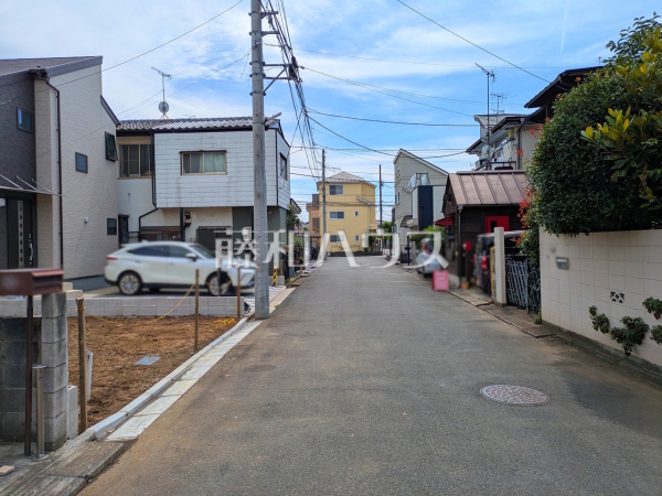 接道状況および現場風景　【武蔵村山市大南４丁目】