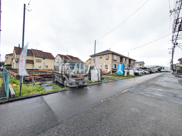 接道状況および現場風景　【八王子市椚田町】
