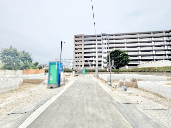 接道状況および現場風景　【朝霞市栄町２丁目】