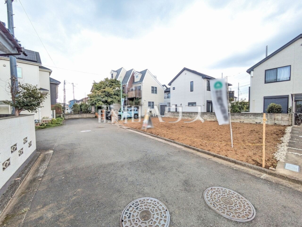接道状況および現場風景　【西東京市住吉町３丁目】