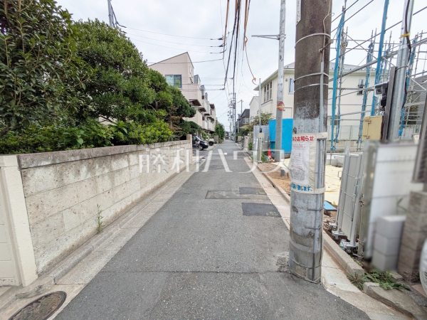 接道状況および現場風景　【杉並区阿佐谷北６丁目】