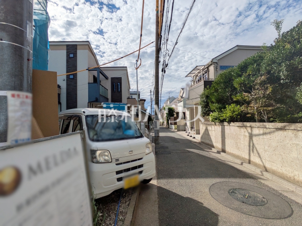 接道状況および現場風景　【杉並区阿佐谷北６丁目】