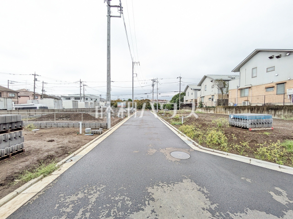 接道状況および現場風景　【東村山市久米川町２丁目】