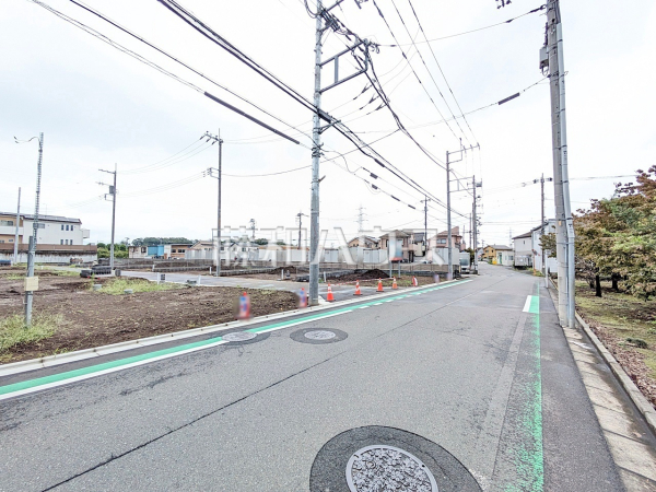 接道状況および現場風景　【東村山市久米川町２丁目】