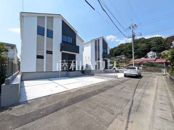 接道状況および現場風景　【八王子市上柚木】