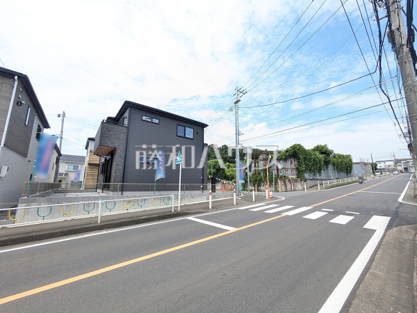 接道状況および現場風景　【相模原市緑区下九沢】