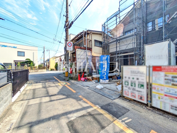 接道状況および現場風景　【富士見市水谷東２丁目】