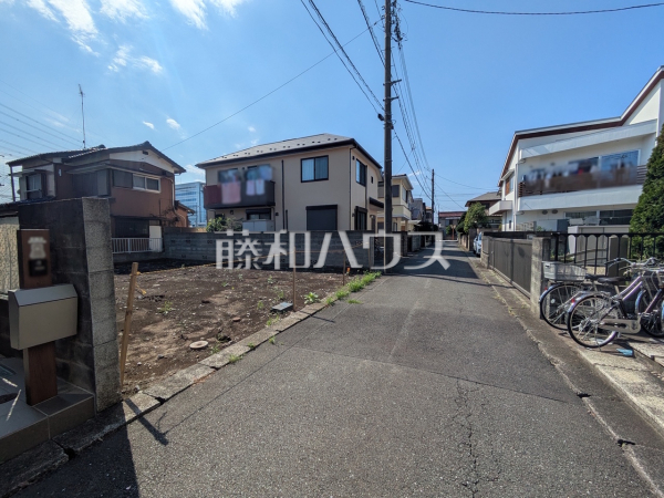 接道状況および現場風景　【日野市旭が丘２丁目】