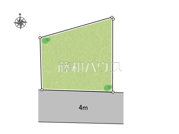 全体区画図　【中野区若宮３丁目】