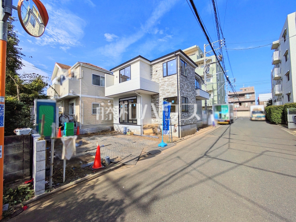 接道状況および現場風景　【三鷹市井口４丁目】