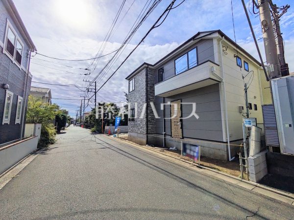 接道状況および現場風景　【三鷹市井口４丁目】