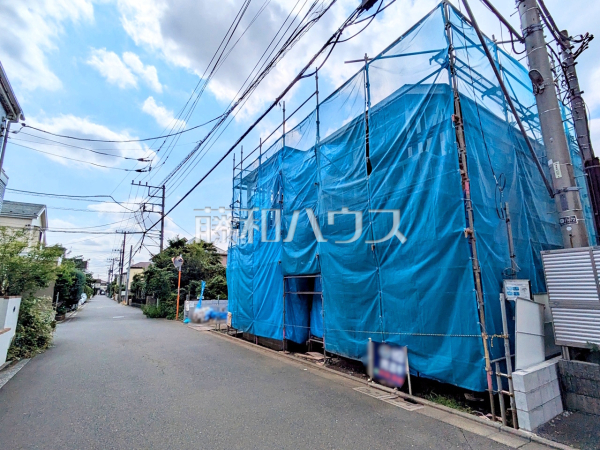 接道状況および現場風景　【三鷹市井口４丁目】