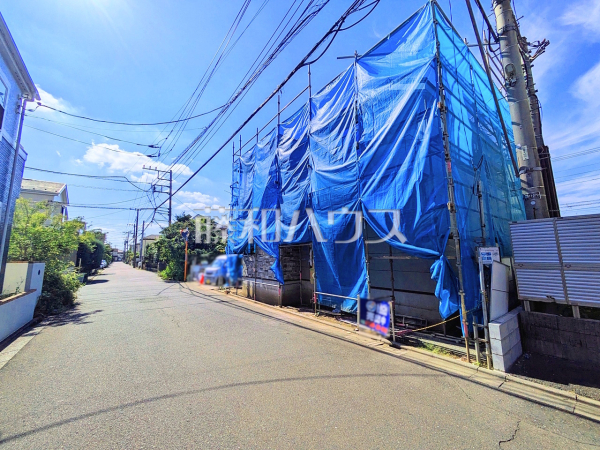 接道状況および現場風景　【三鷹市井口４丁目】