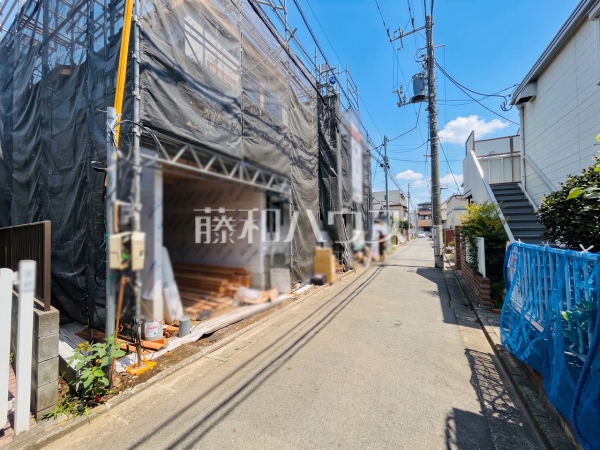 接道状況および現場風景　【練馬区桜台１丁目】