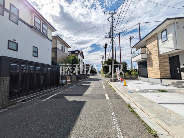 接道状況および現場風景　【小平市小川西町５丁目】