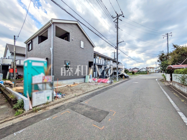 接道状況および現場風景　【昭島市宮沢町２丁目】