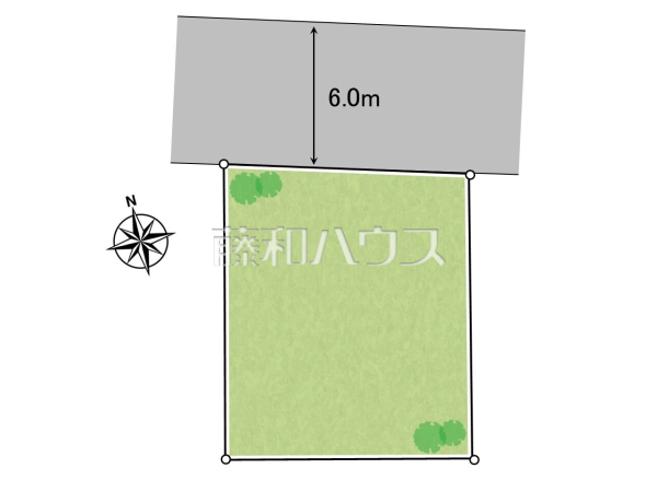 全体区画図　【昭島市宮沢町２丁目】